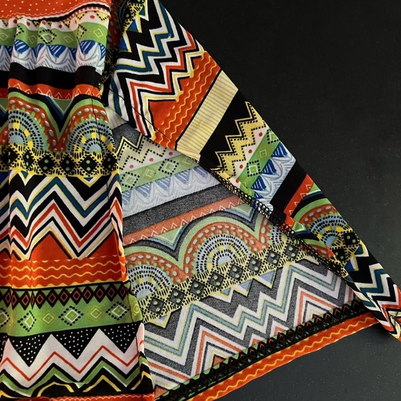 California Woman Maxi Dress Aztec size M - Picture 7 of 7